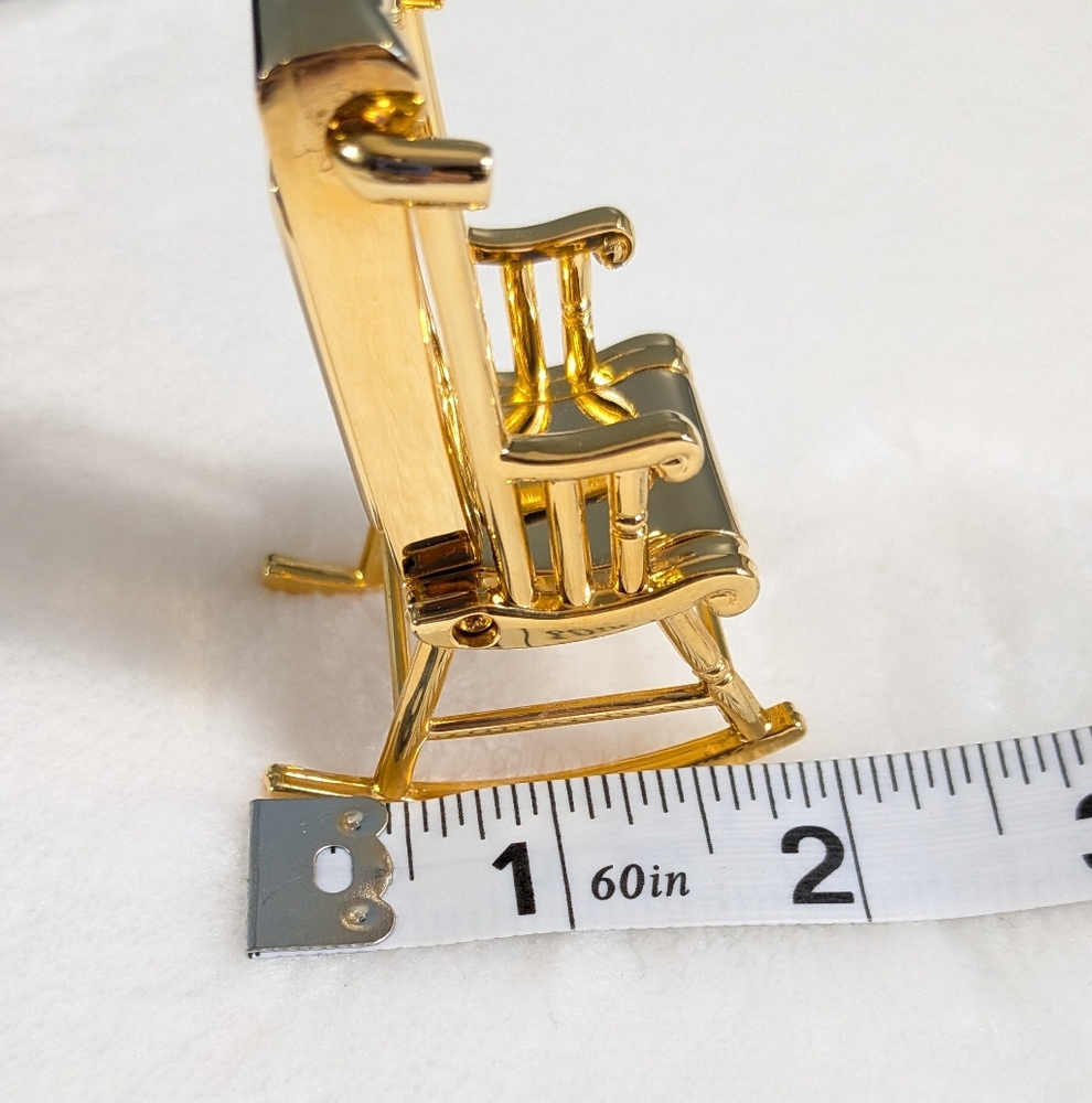 Timex Rocking Chair Mini Clock (Untested) - Picture 10 of 10